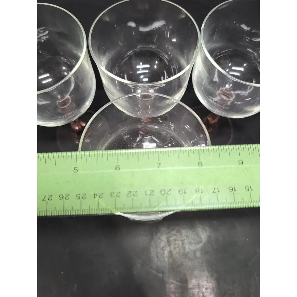 Cristal D'Arques Durand Blush Pink Wine Glasses,‎ Set of 4, Stemware, Drinkware